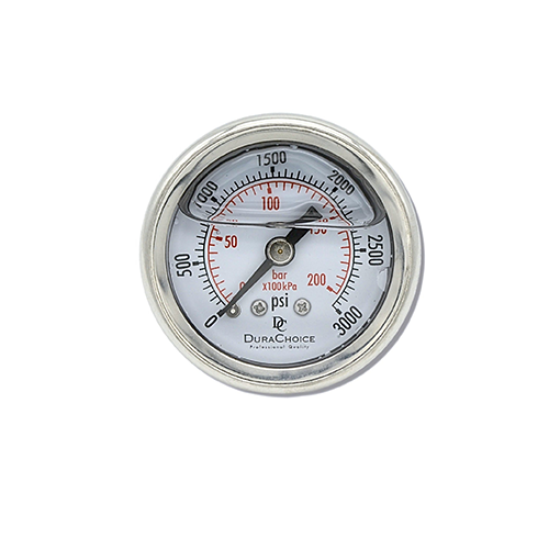 0-3000 PSI Pressure Gauge